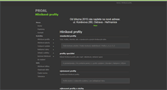 Desktop Screenshot of hlinikove-profily.proal.cz